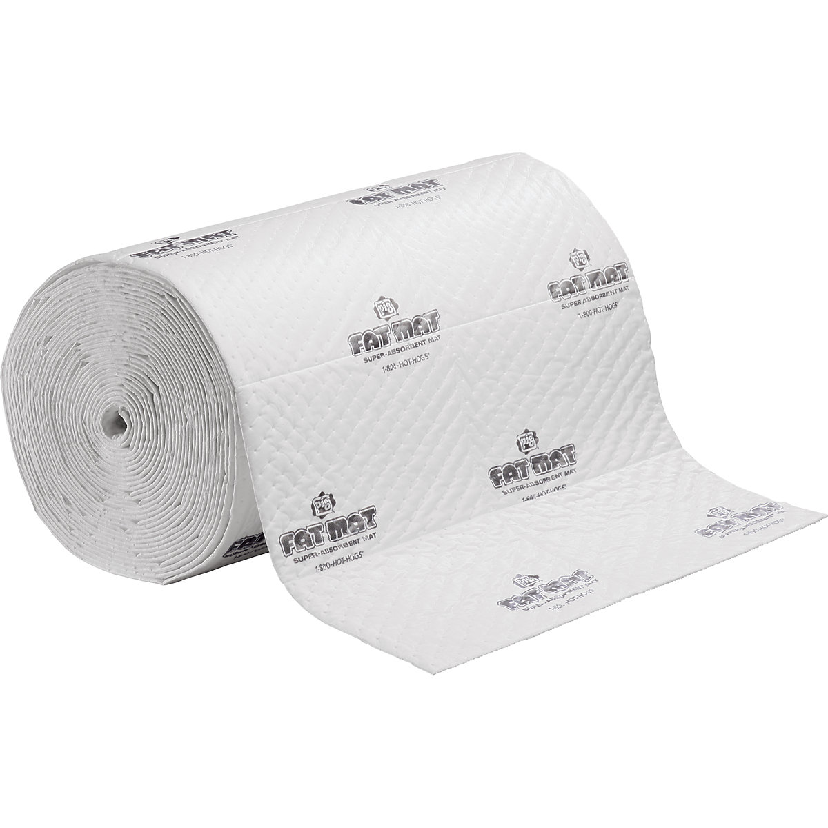 FAT MAT® Oil-Only absorbent sheeting roll – PIG: heavyweight version,  length 23 m