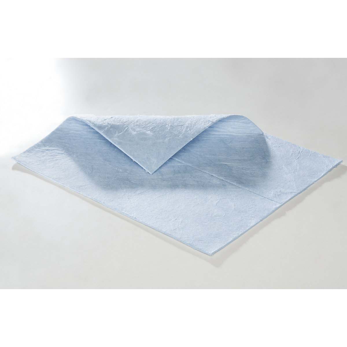 FIRST absorbent sheeting, sheets, heavy version, for oil, 500 x 400 mm, blue, pack of 100-10