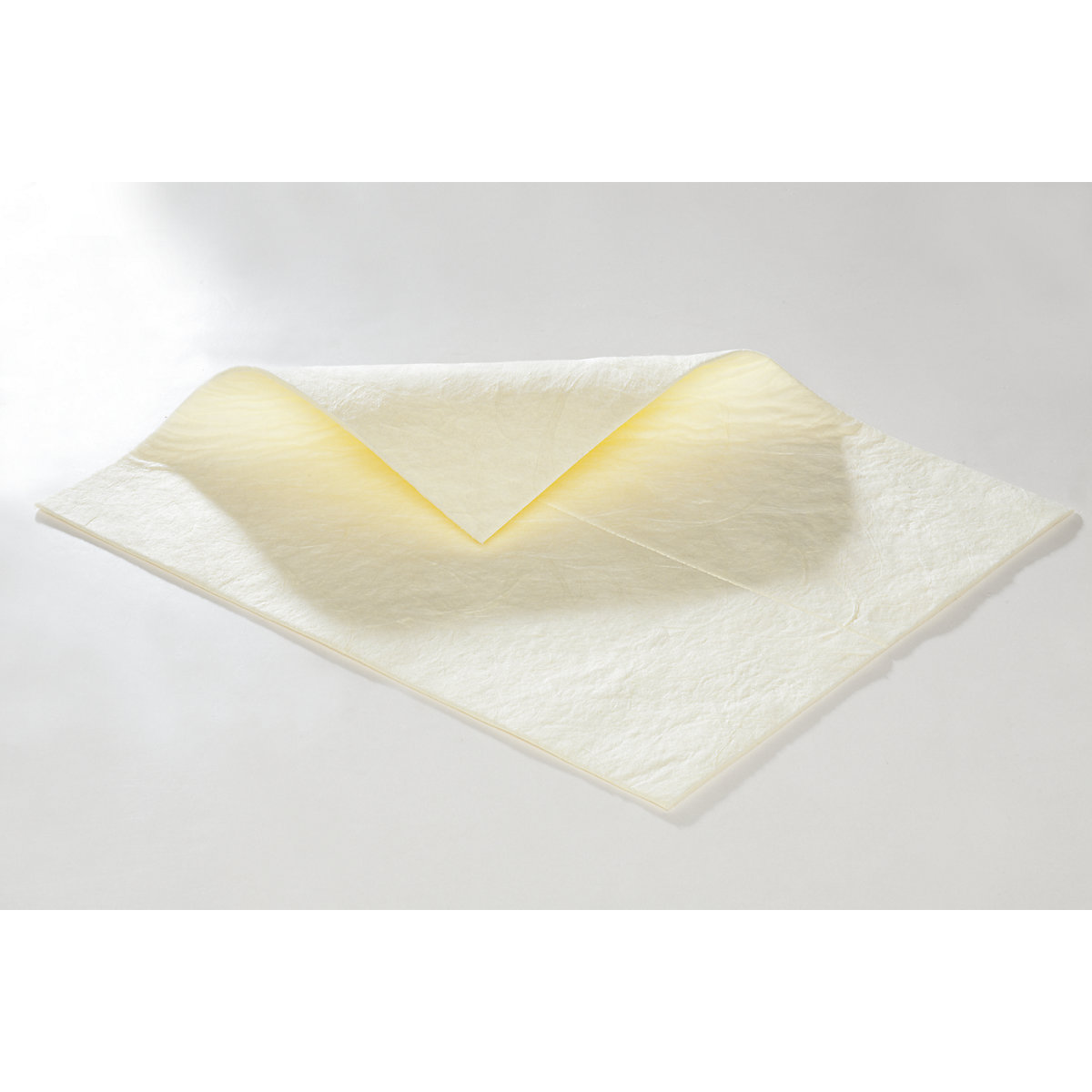 FIRST absorbent sheeting, sheets, heavy version, for chemicals, 500 x 400 mm, 2 packs of 50-12