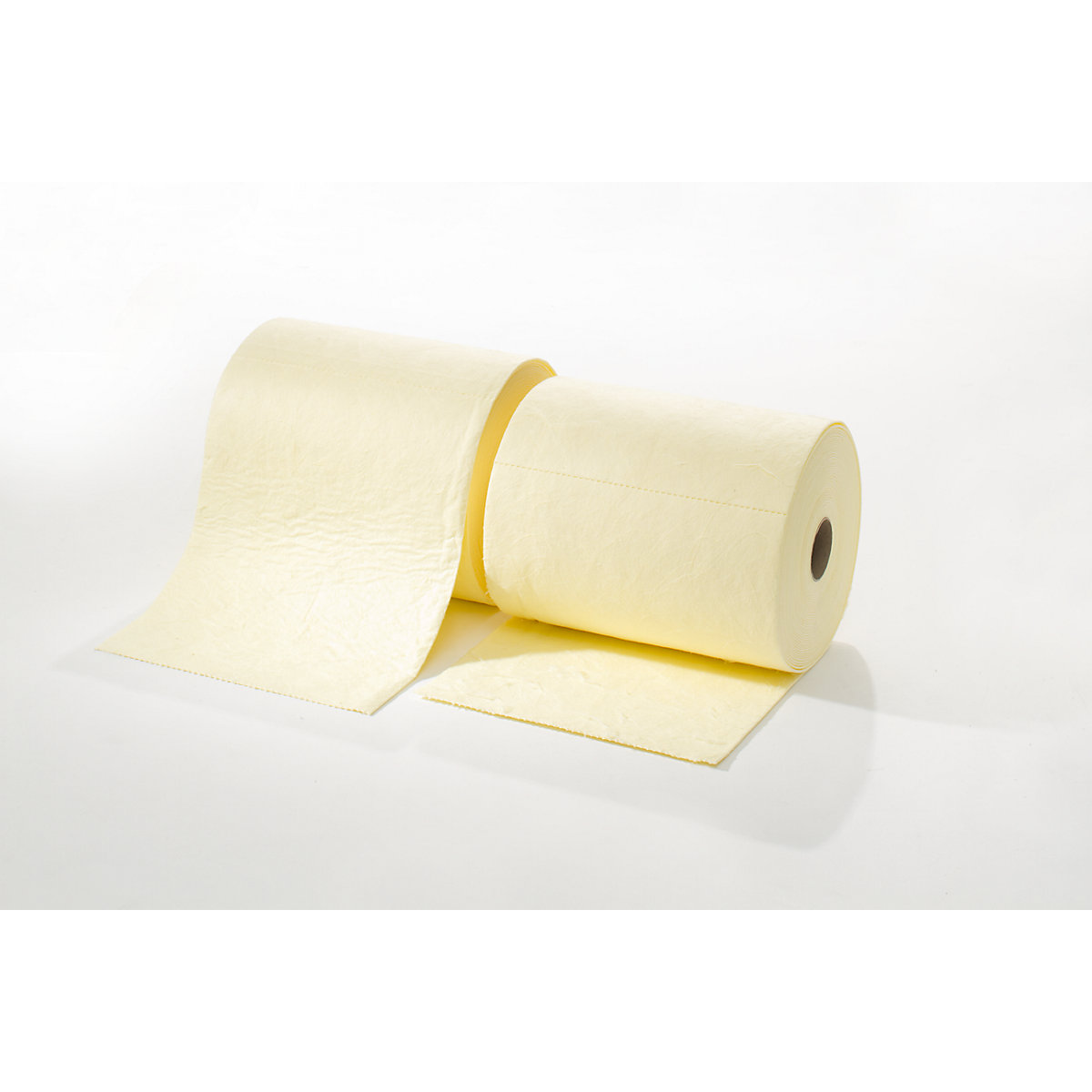 FIRST absorbent sheeting, roll of sheeting, heavy version, for chemicals, 400 mm x 40 m, pack of 2 rolls-12