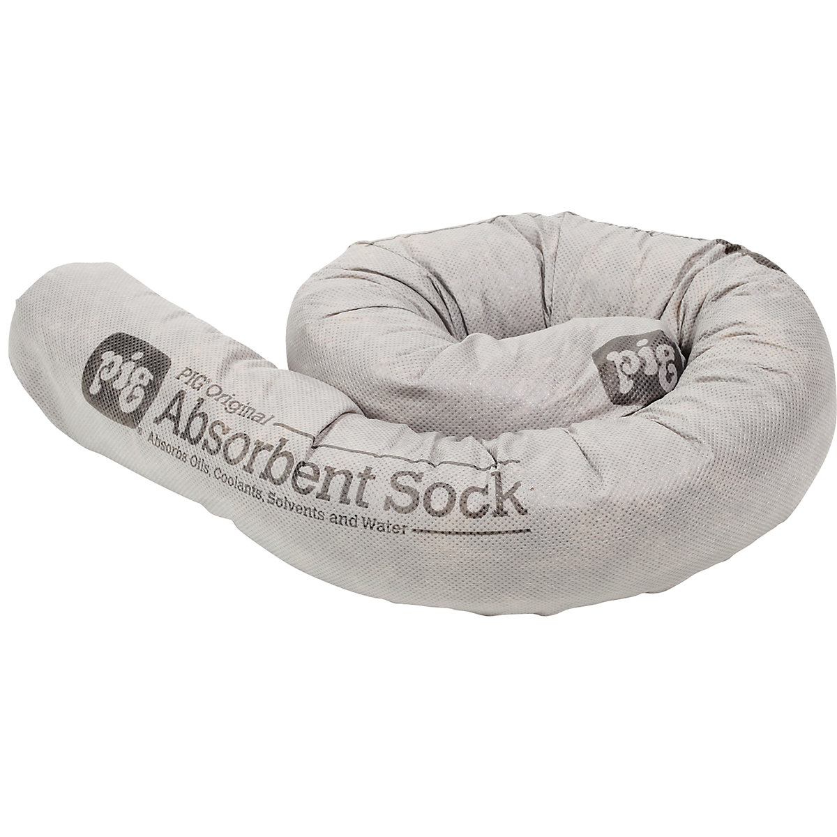 ORIGINAL universal absorbent sock – PIG, length 1070 mm, Ø 80 mm, 76 l/pack, pack of 40-2