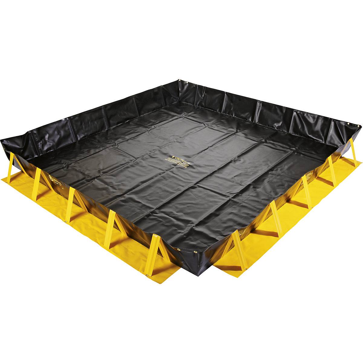 Collapse-A-Tainer® emergency folding tray – PIG, copolymer geomembrane, collection capacity 2831 l-1