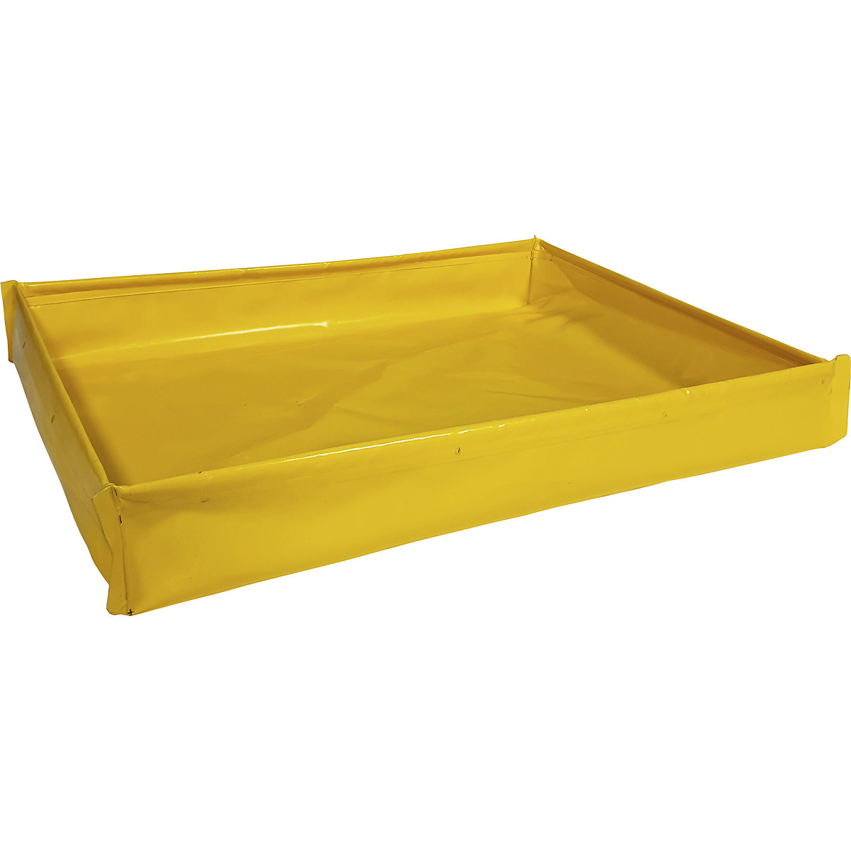 Folding tray small container – eurokraft basic, made of PVC, collection capacity 57 l-5