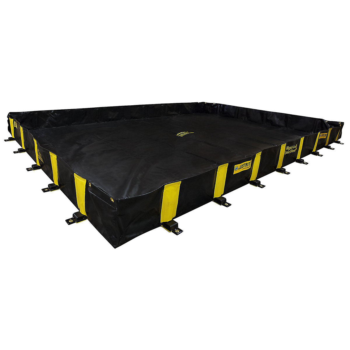 QuickBerm® XT rigid lock folding tray – Justrite, for frequent traffic, LxW 4.6 x 3 m-10