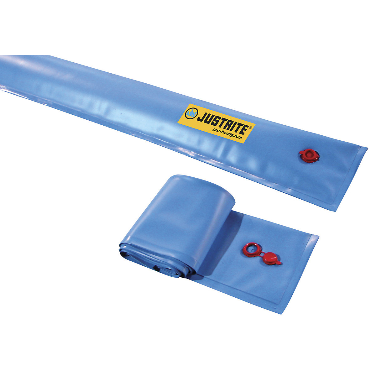 Barrier roll for filling with water – Justrite, reusable, PVC film, LxW 3 m x 229 mm-3