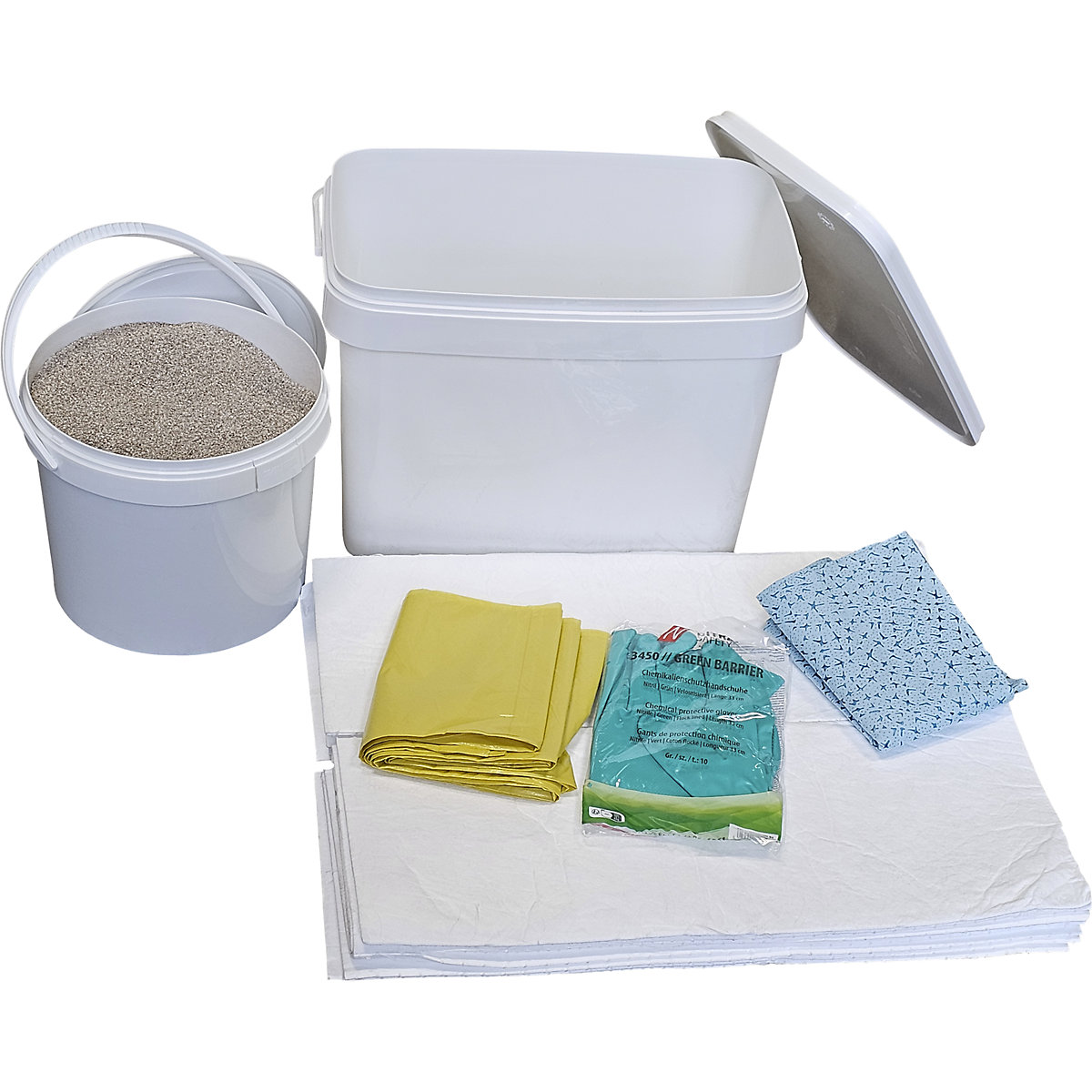 Box for spillage emergencies - eurokraft basic