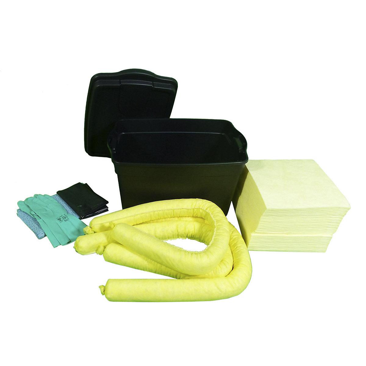Spillage emergency kit, in transport box, chemical version-3