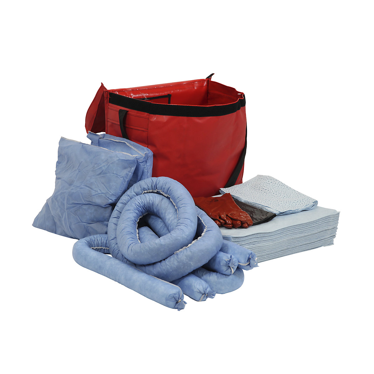 Spillage emergency kit, in PVC bag, oil version-7
