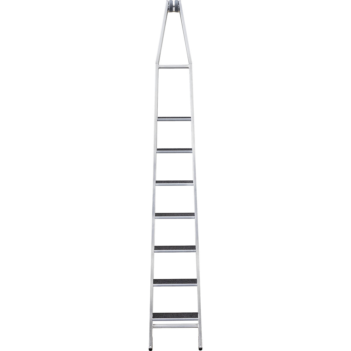 MUNK Stufen-Glasreinigerleiter, Oberteil-Komponenten, 7 Stufen, mit Trittauflage