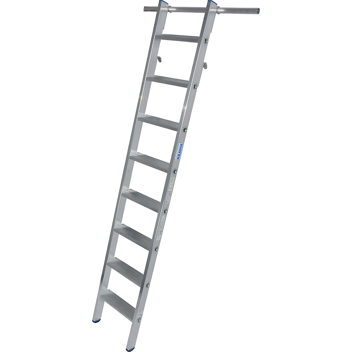 Stufen-Regalleiter KRAUSE, einhängbar, 2 Paar Einhängehaken, 8 Stufen