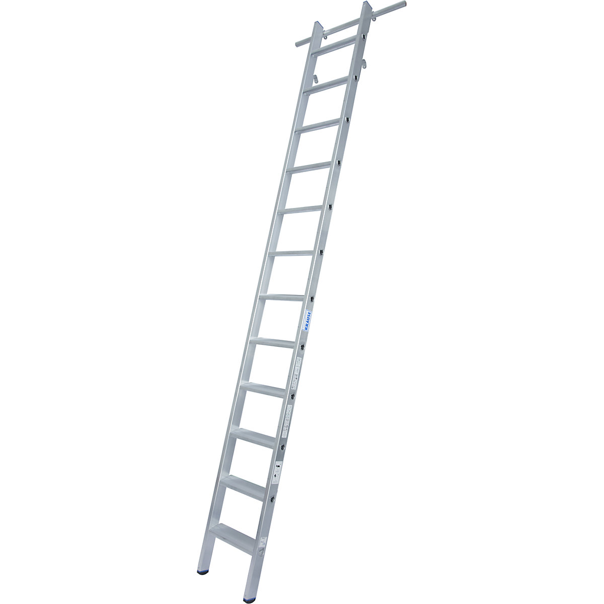 Stufen-Regalleiter KRAUSE, einhängbar, 2 Paar Einhängehaken, 12 Stufen