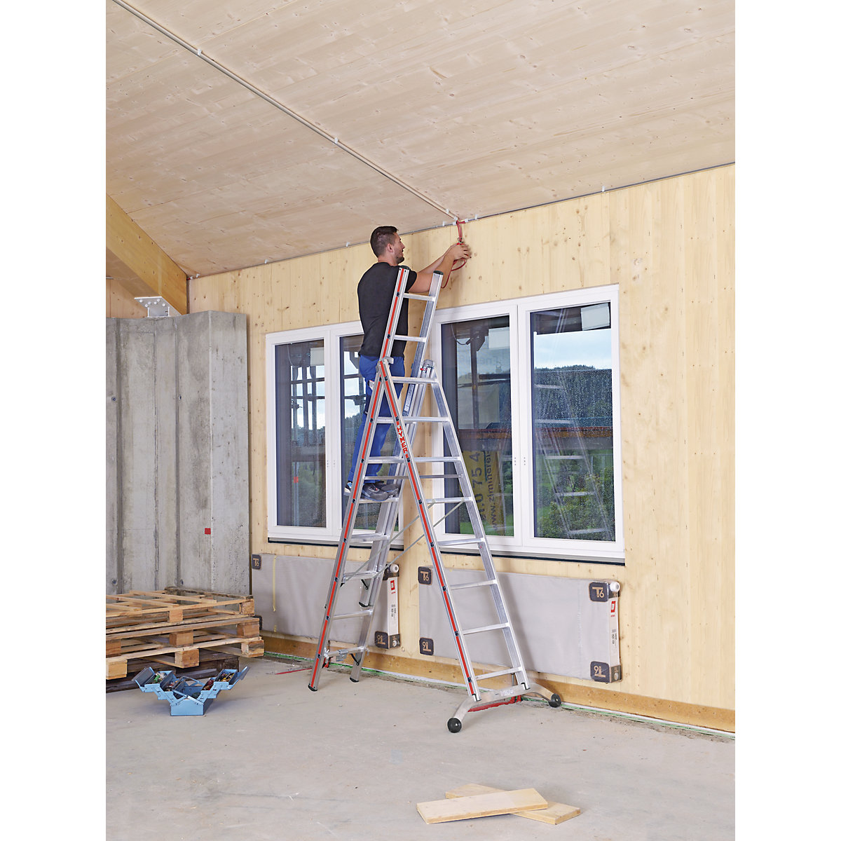 Alu-Mehrzweckleiter HYMER (Produktabbildung 2)-1