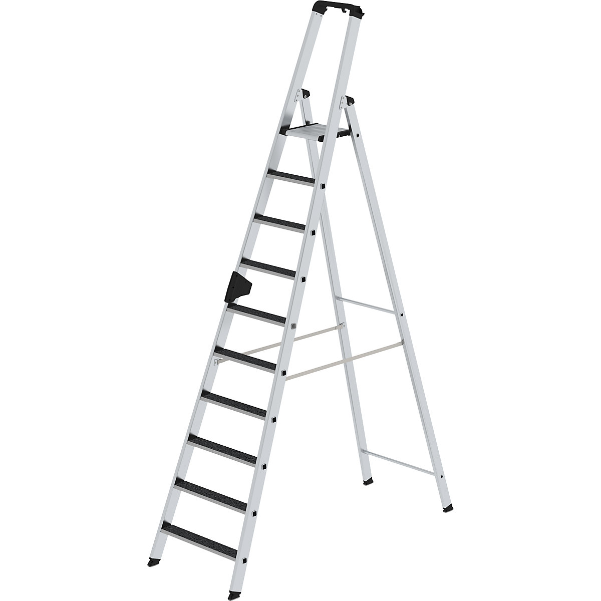 Stufen-Stehleiter CLIP-STEP MUNK, einseitig begehbar, rutschhemmend R13, 10 Stufen-15