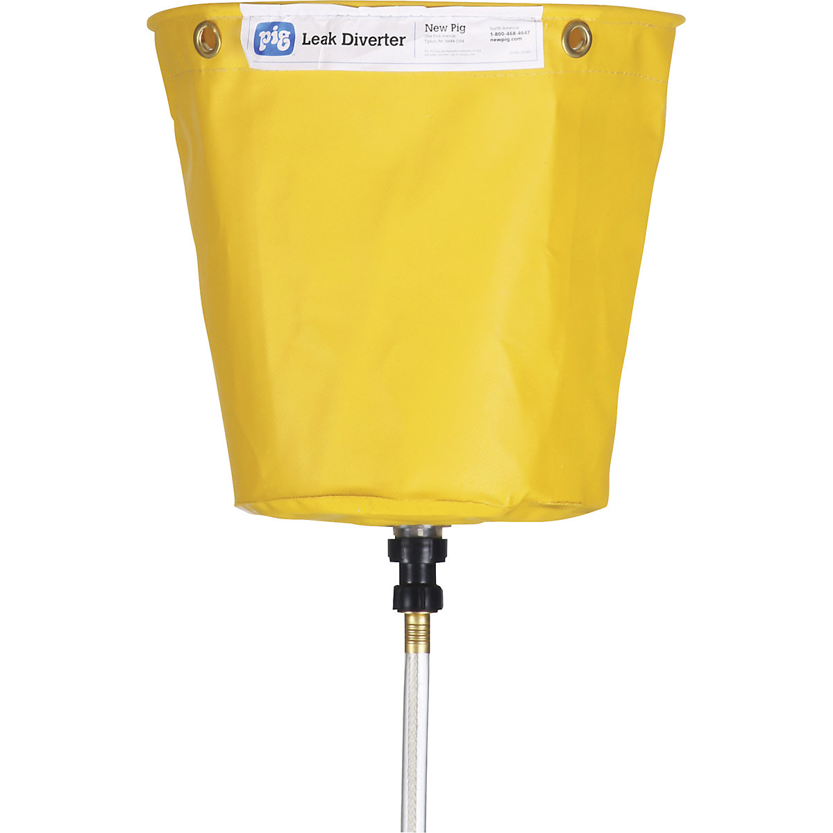 Lekkage-omleider voor leidingen – PIG, b x h = 305 x 305 mm, geel-3