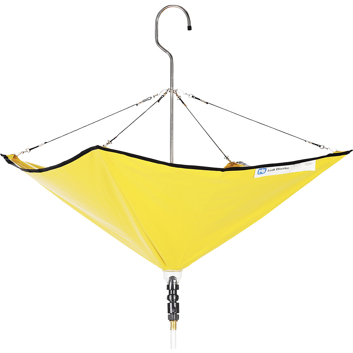 Parapluvormige lekkage-omleidingsset – PIG, b x h = 760 x 760 mm, geel-5