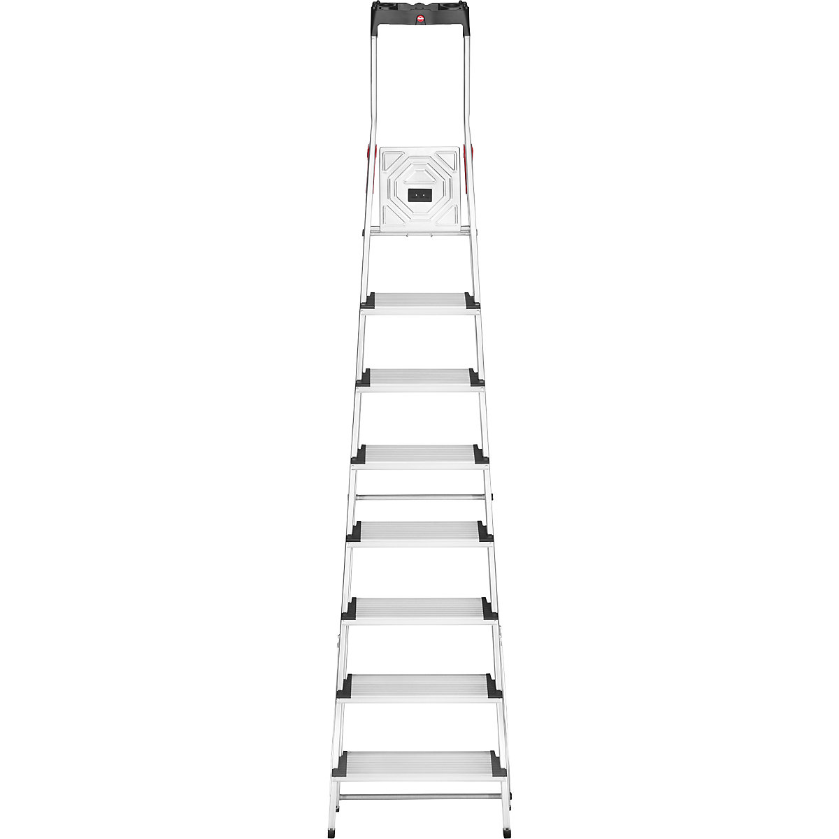 Aluminijasta dvokraka lestev s stopnicami ComfortLine L80 – Hailo (Slika izdelka 14)
