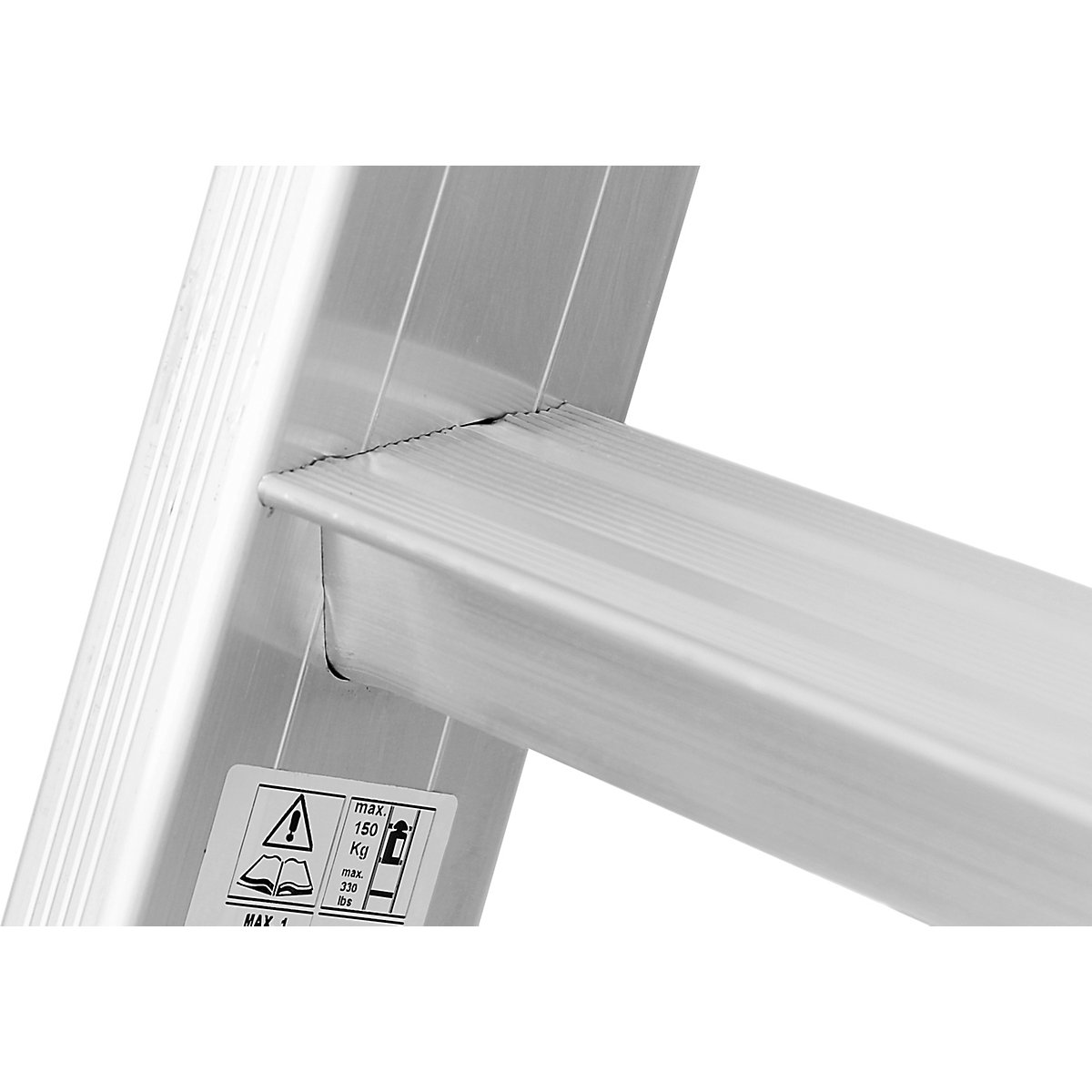 Aluminijasta lestev s ploščadjo – HYMER (Slika izdelka 4)-3