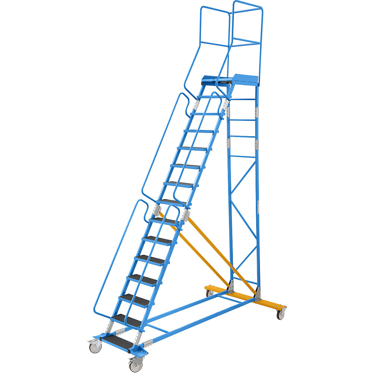 Pomična lestev s podestom – eurokraft pro (Slika izdelka 1)