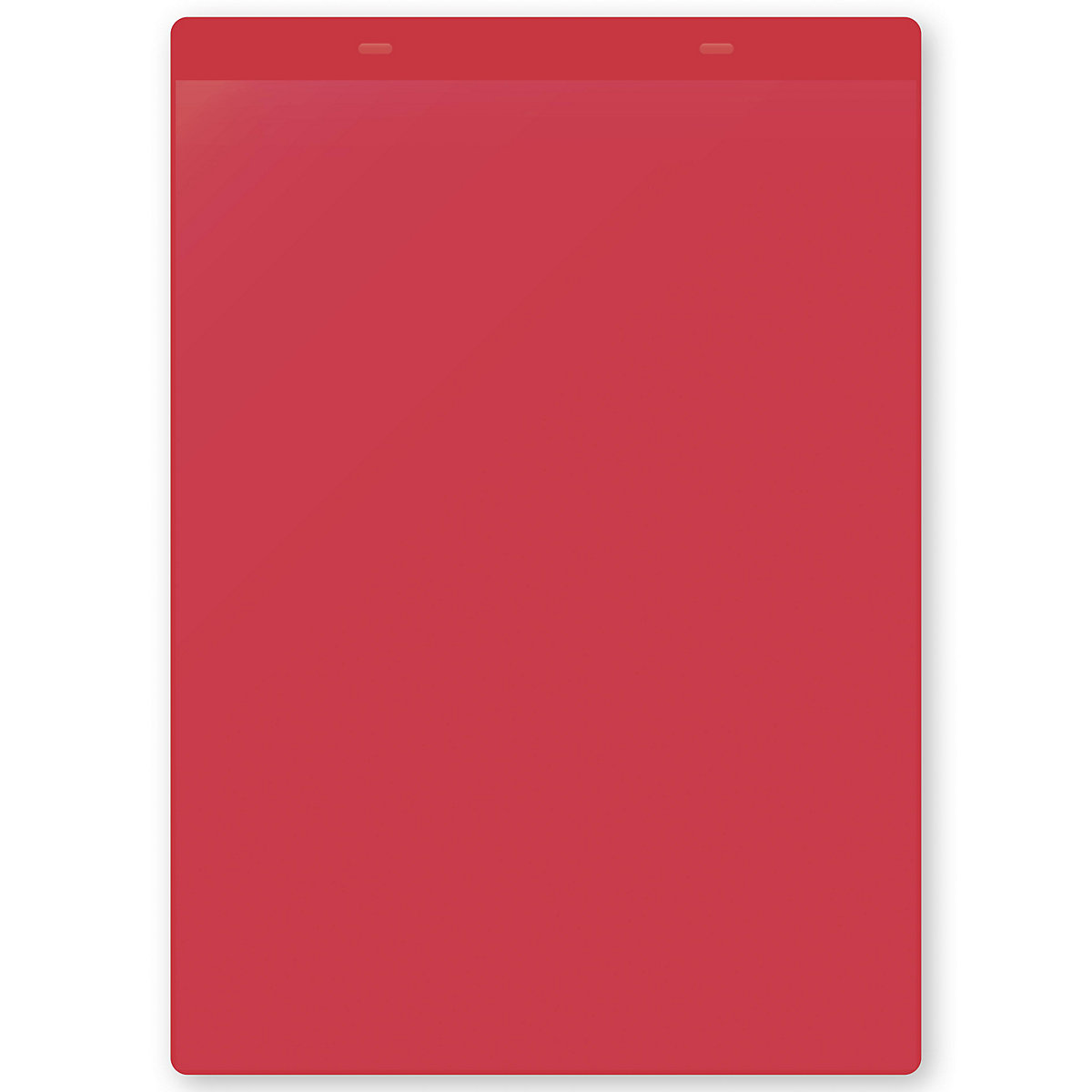 Öntapadó dokumentumtartó tasakok, DIN A4, álló, cs. e. 10 db, piros