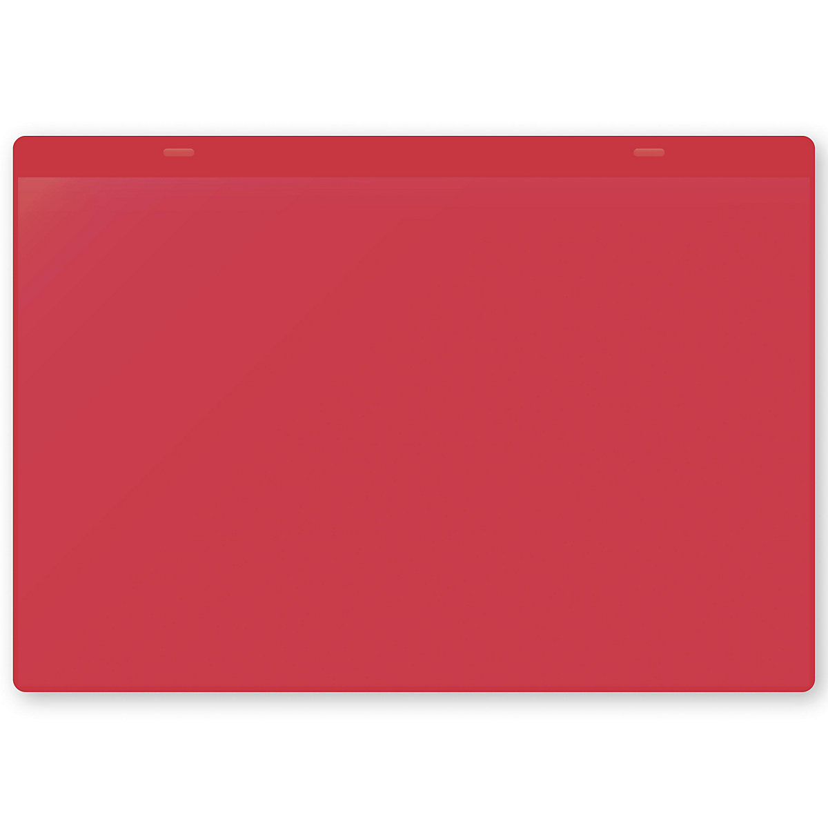 Dokumentumtartó tasakok akasztópánttal, DIN A4, fekvő, cs. e. 50 db, piros