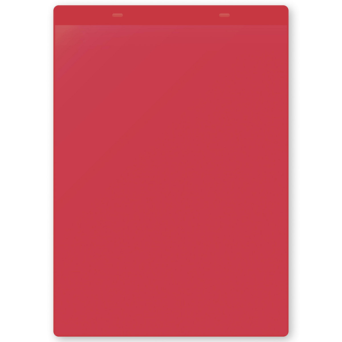 Dokumentumtartó tasakok akasztópánttal, DIN A4, álló, cs. e. 50 db, piros
