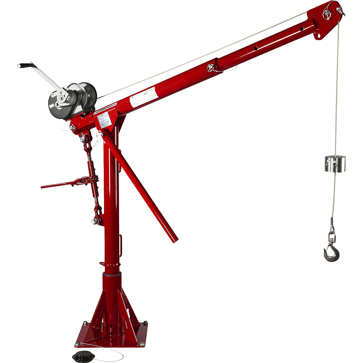 Commander 1000 portable davit crane Thern powder coated kaiserkraft