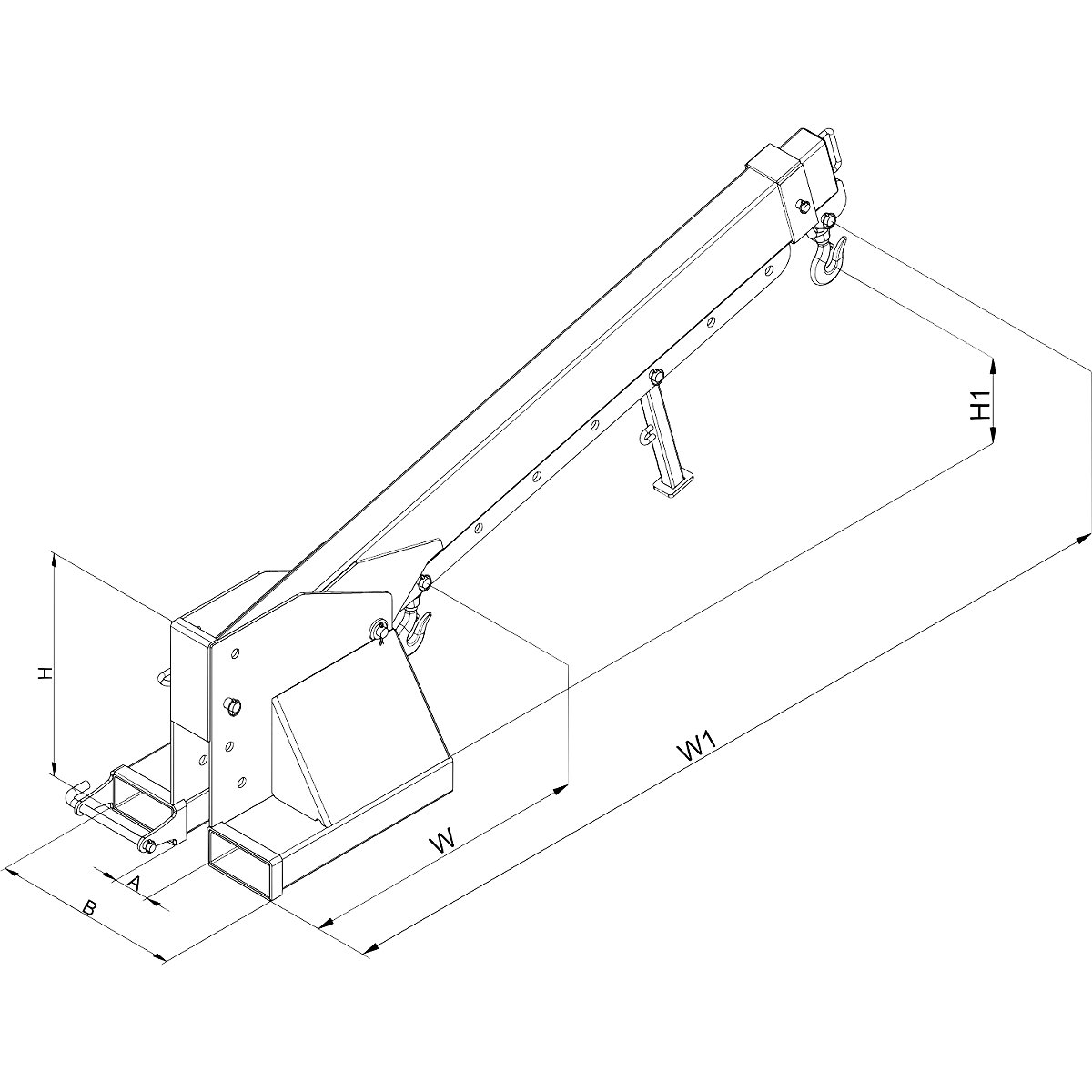 Crane arm – Eichinger (Product illustration 3)-2