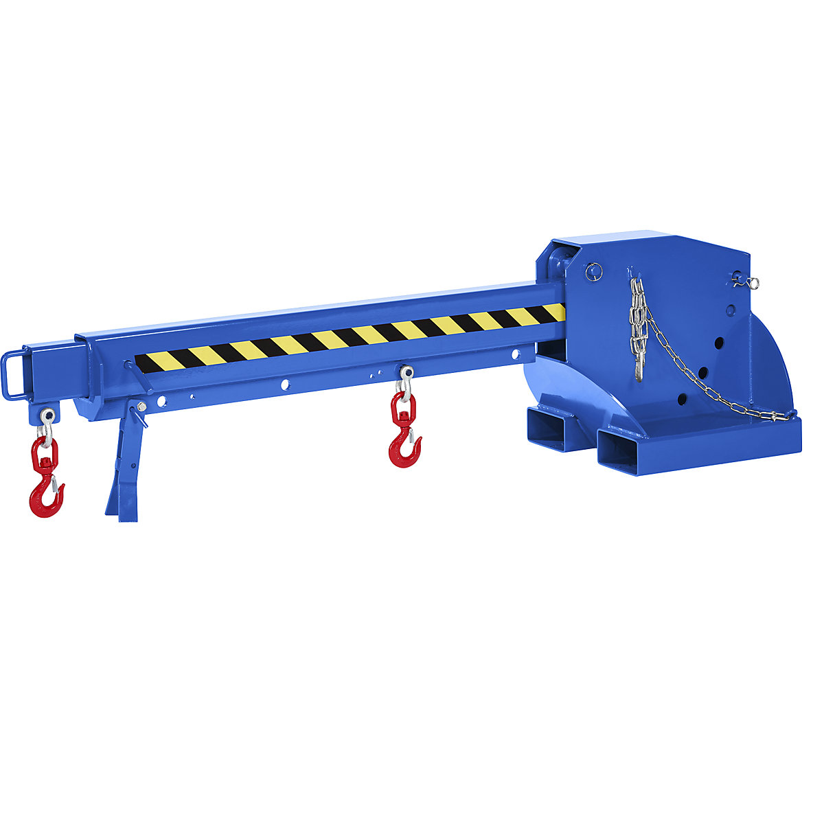 Telescopic loader – eurokraft pro, height adjustable in 5 stages, max. load 650 – 3000 kg, telescopic, painted blue