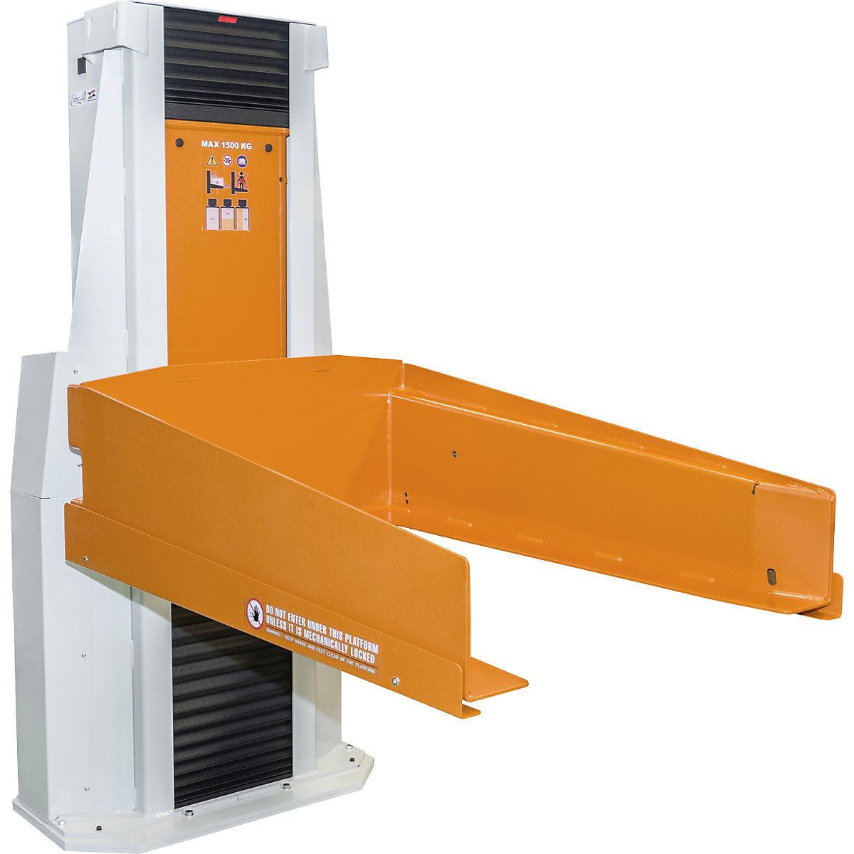 Pallet lifter – Edmolift, no tilt function, lifting range 50 – 930 mm, max. load 1500 kg