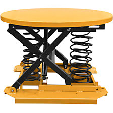 Rotary lift table, self levelling