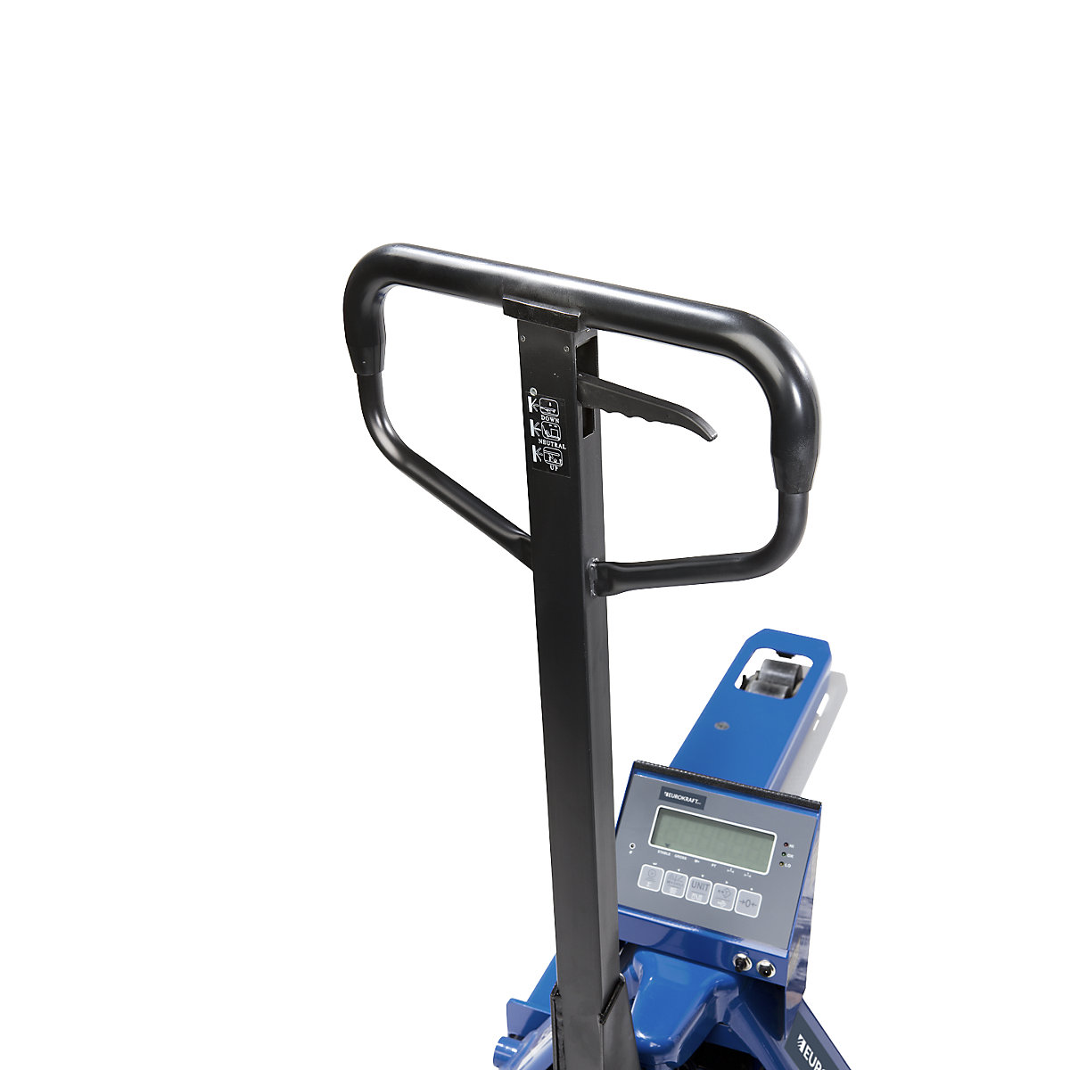 Pallet truck with weighing scale – eurokraft pro (Product illustration 2)