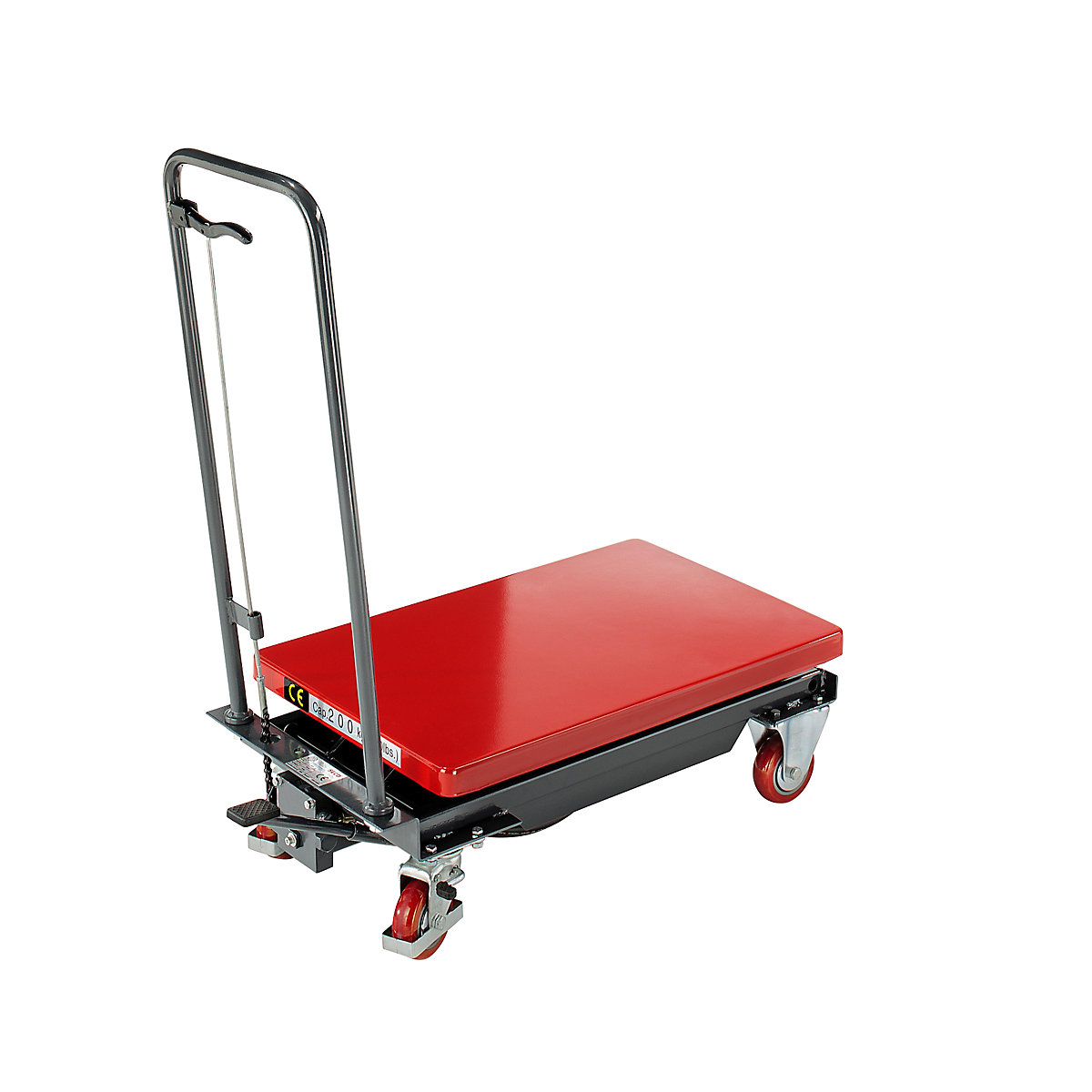 Lifting platform trolley – eurokraft basic (Product illustration 5)