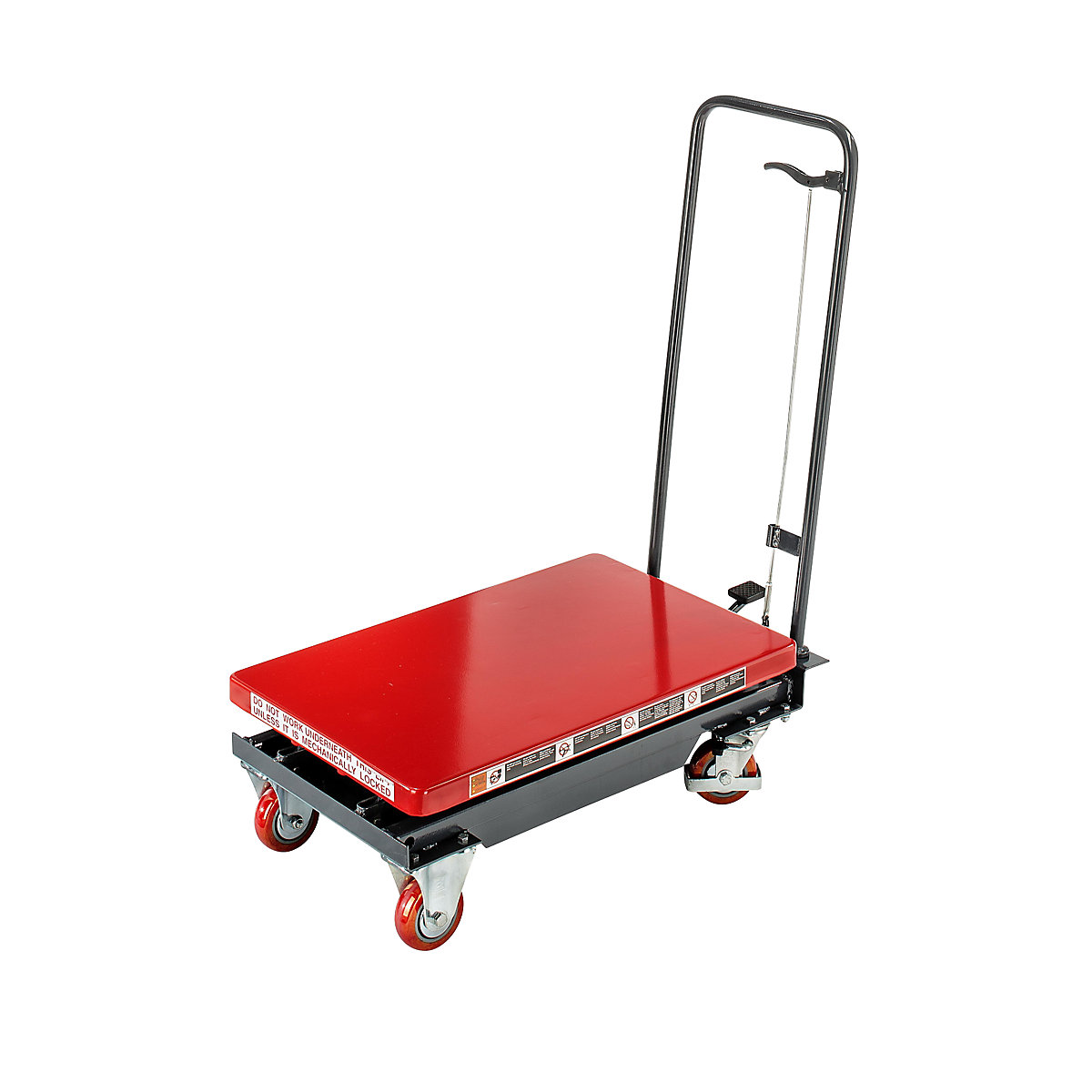 Lifting platform trolley – eurokraft basic (Product illustration 10)