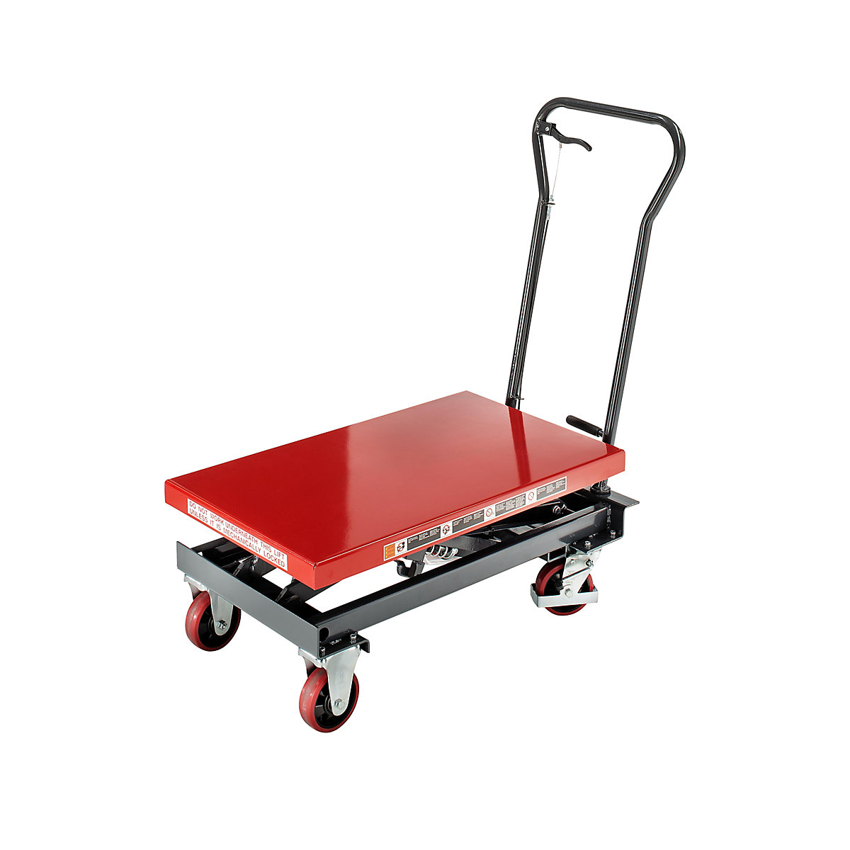 Lifting platform trolley – eurokraft basic (Product illustration 11)
