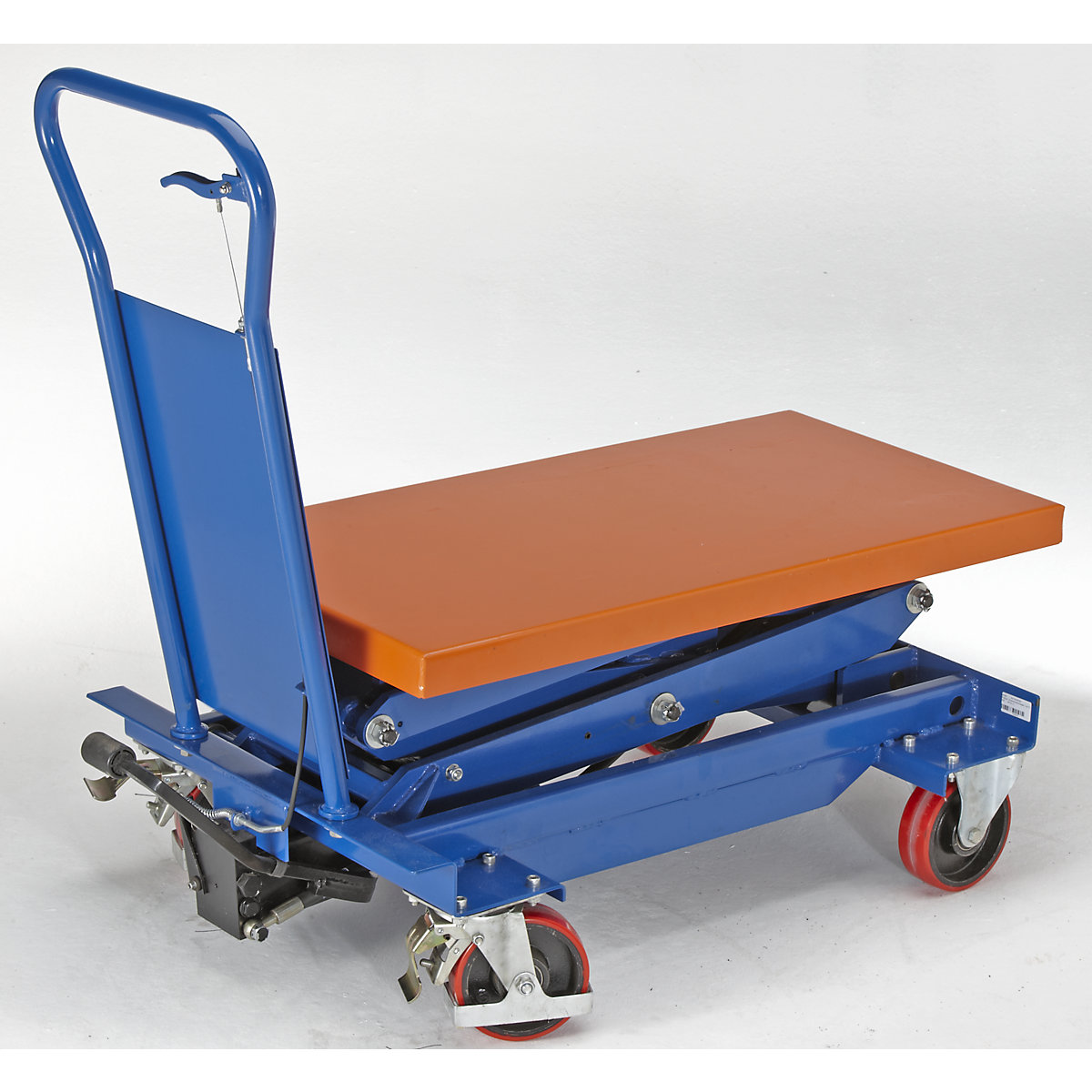 Lifting platform trolley with double scissors (Product illustration 4)