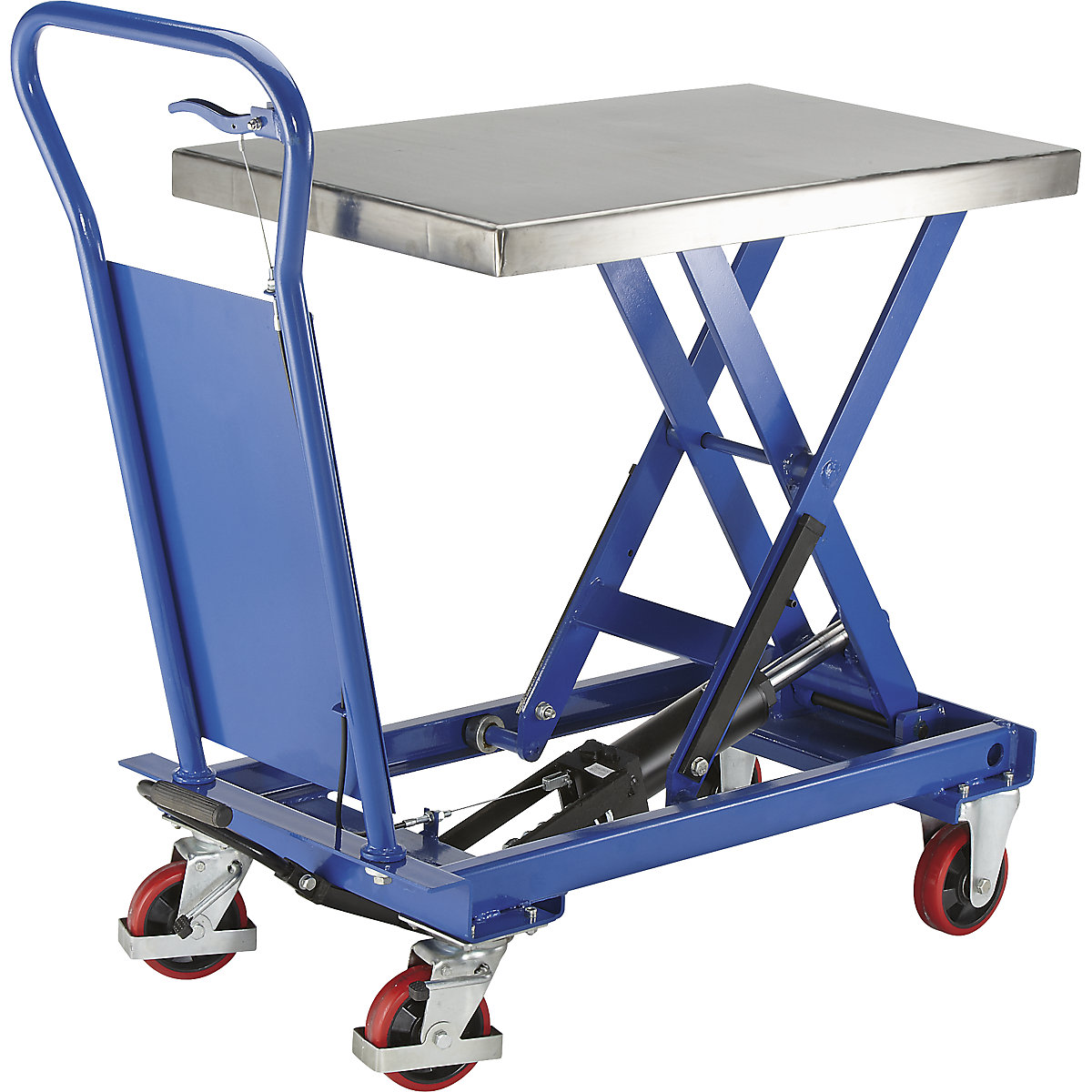 Standard lifting platform trolley