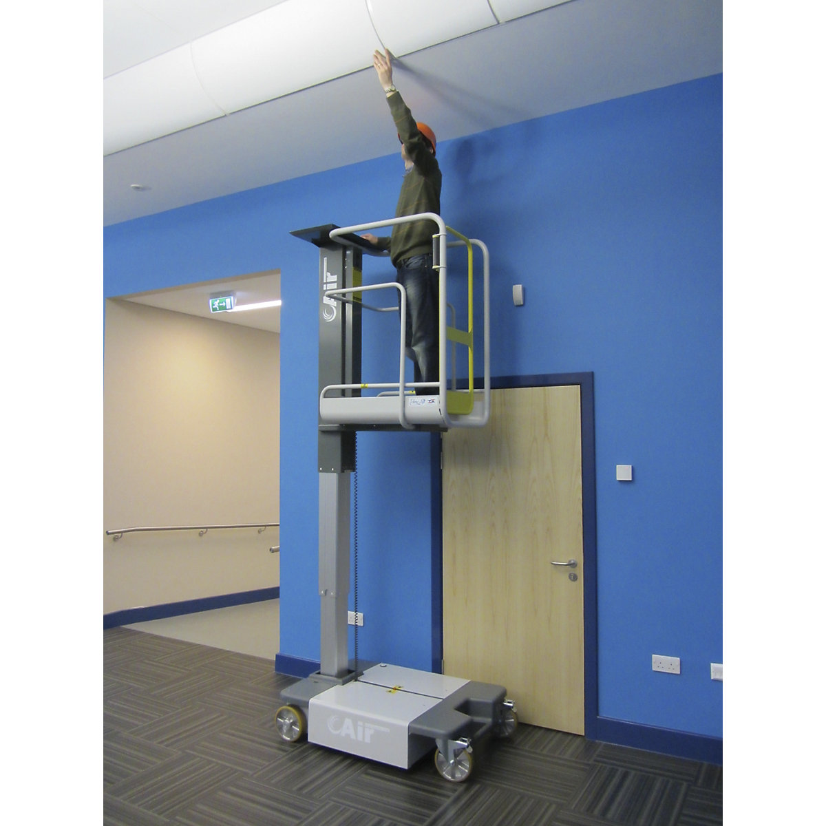 edmolift air work platform manual drive kaiser kraft international