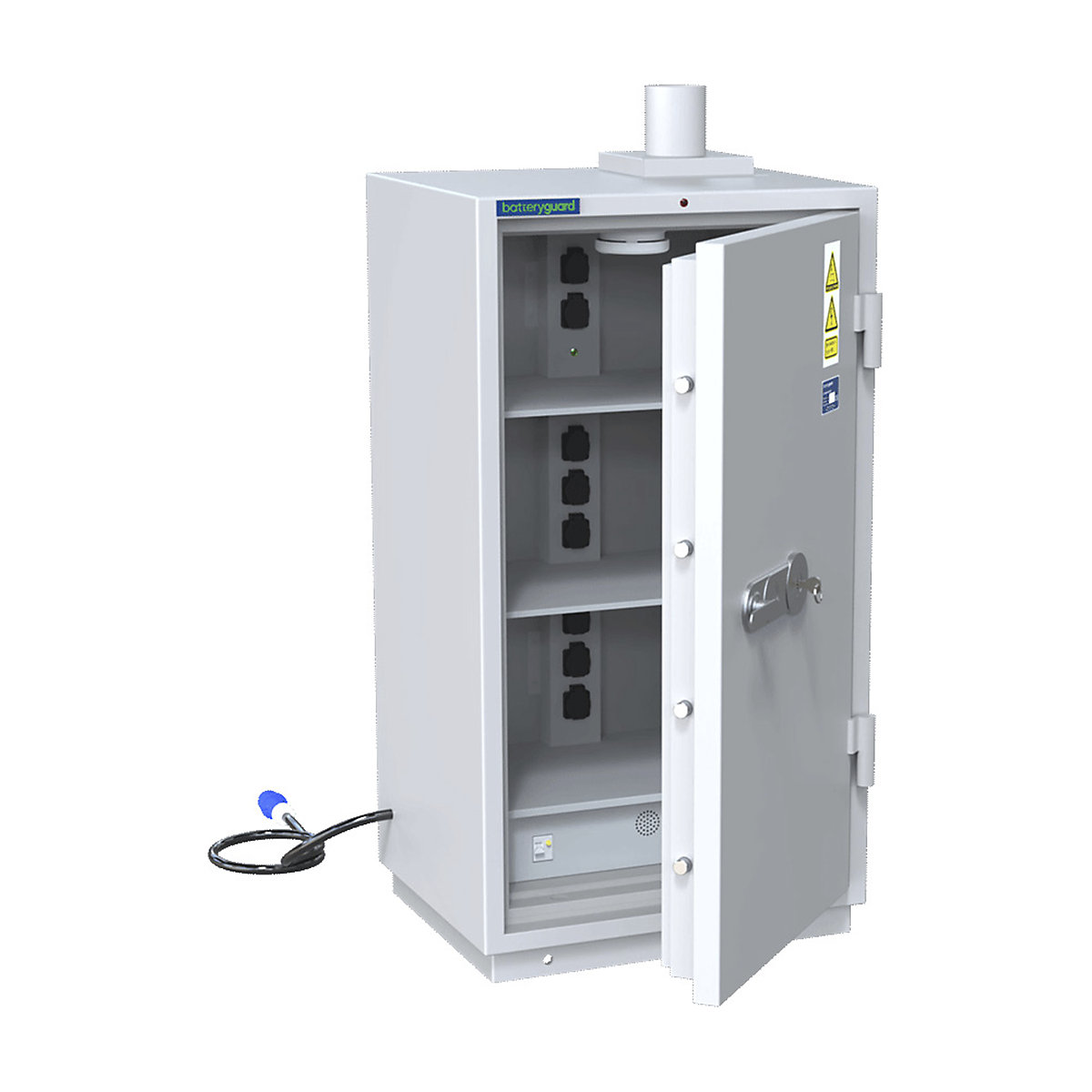 Batteryguard Lithium-Ion Battery Charging Cabinets, Batteryguard Lithium-Ion Battery Charging Cabinets, Batteryguard Lithium-Ion Battery Charging Cabinet | 8 Sockets | 1255h x 711w x 580d mm-2