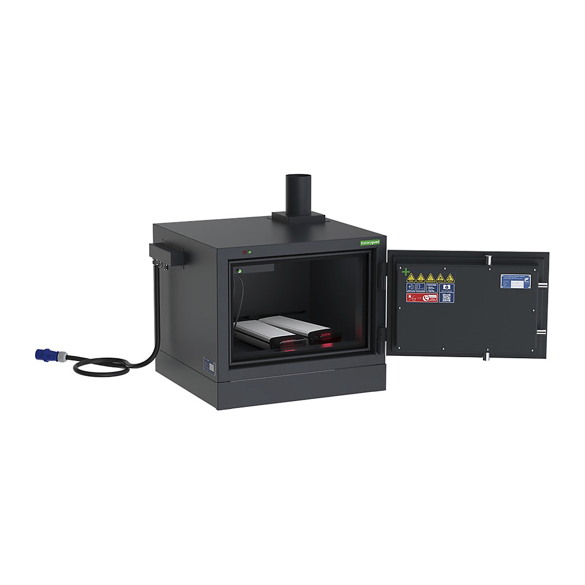 Batteryguard XS Lithium-Ion Battery Charging Cabinets | VDMA 24994 | 2 Sockets