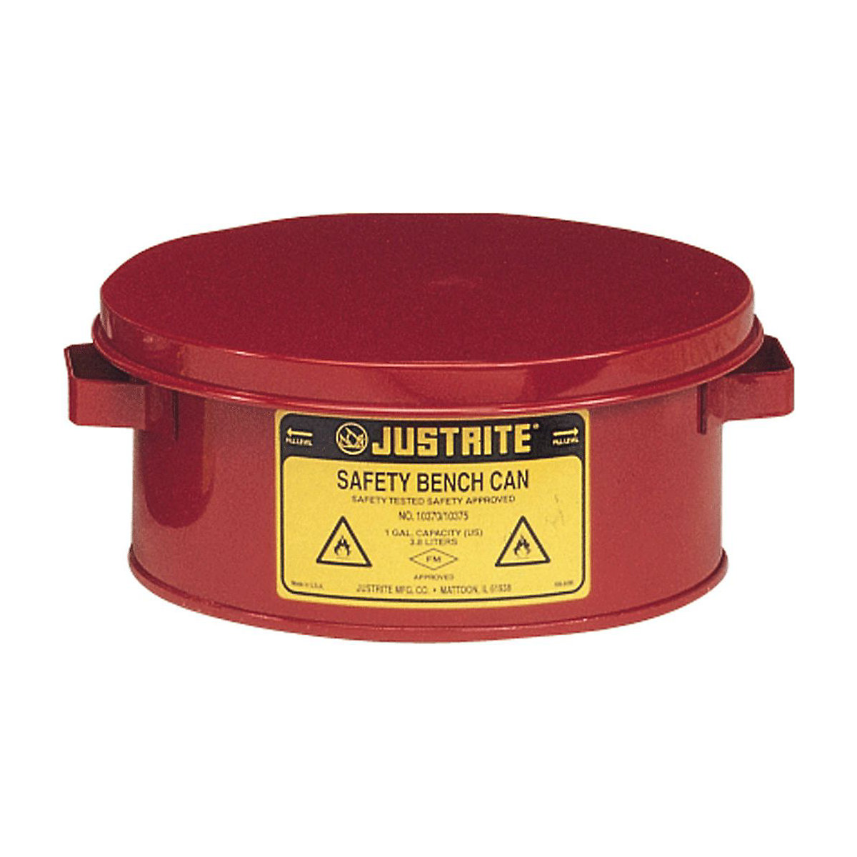 Justrite Benchtop Solvent Cans
