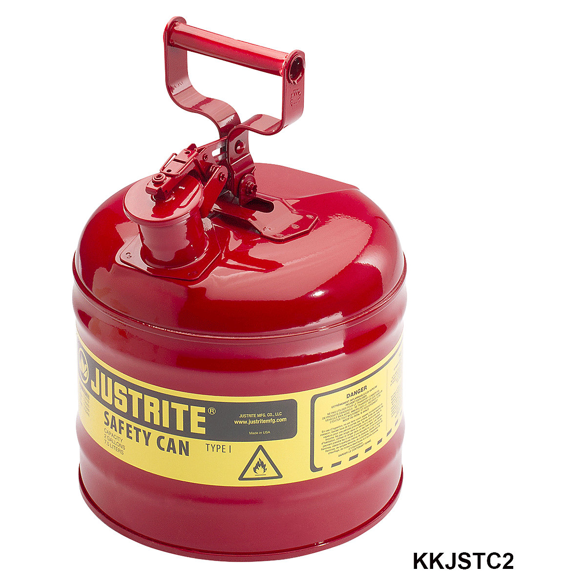 Justrite Storage and Transport Containers, Justrite Storage and Transport Containers, Justrite Storage and Transport Containers | Sheet Steel | 4 Litre-3