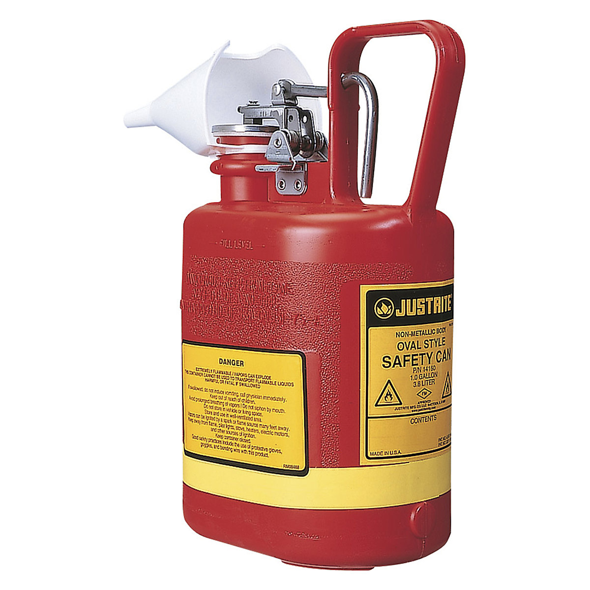 Justrite Type 1 Poly Safety Cans