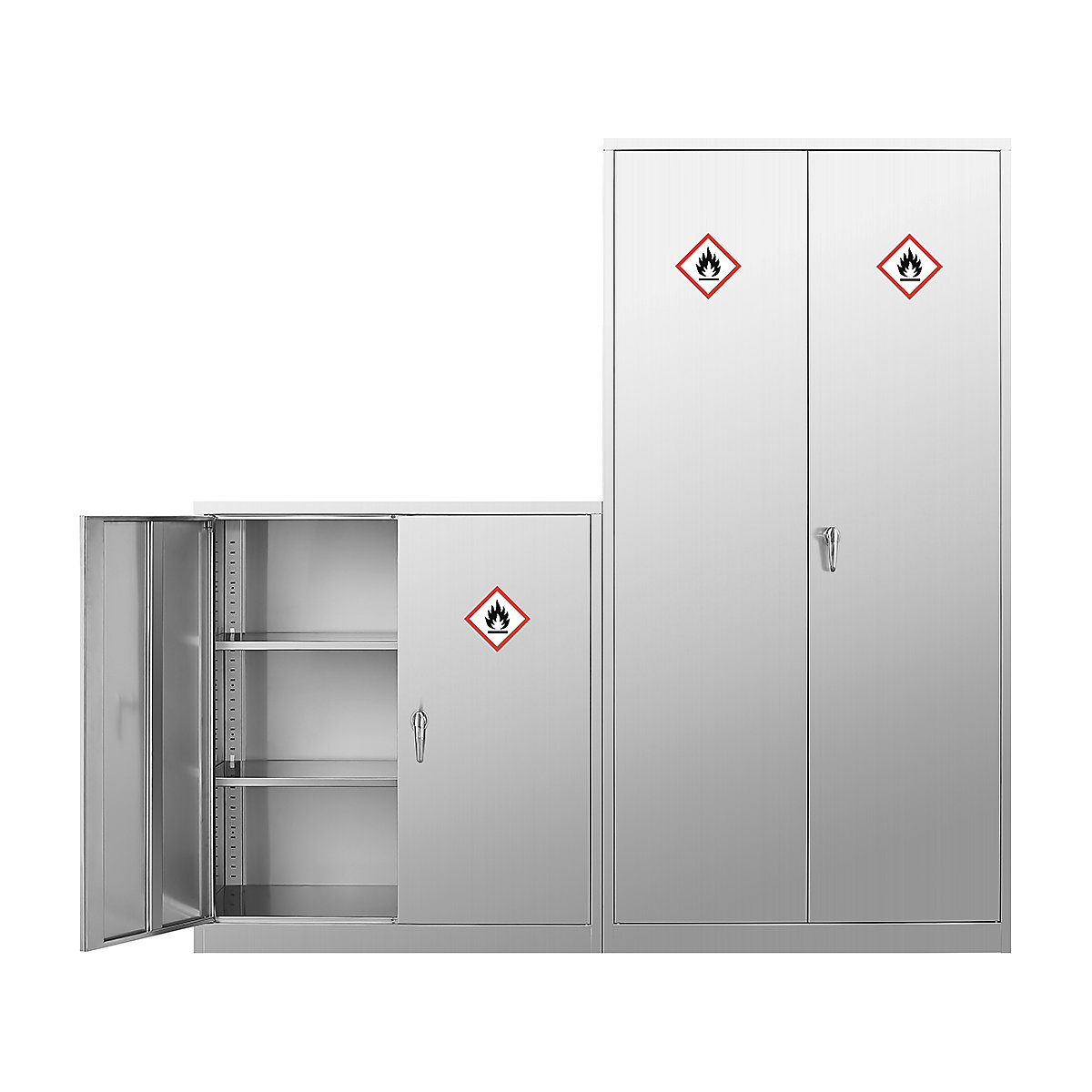BiGDUG Stainless Steel Hazardous Substance Storage Cabinets