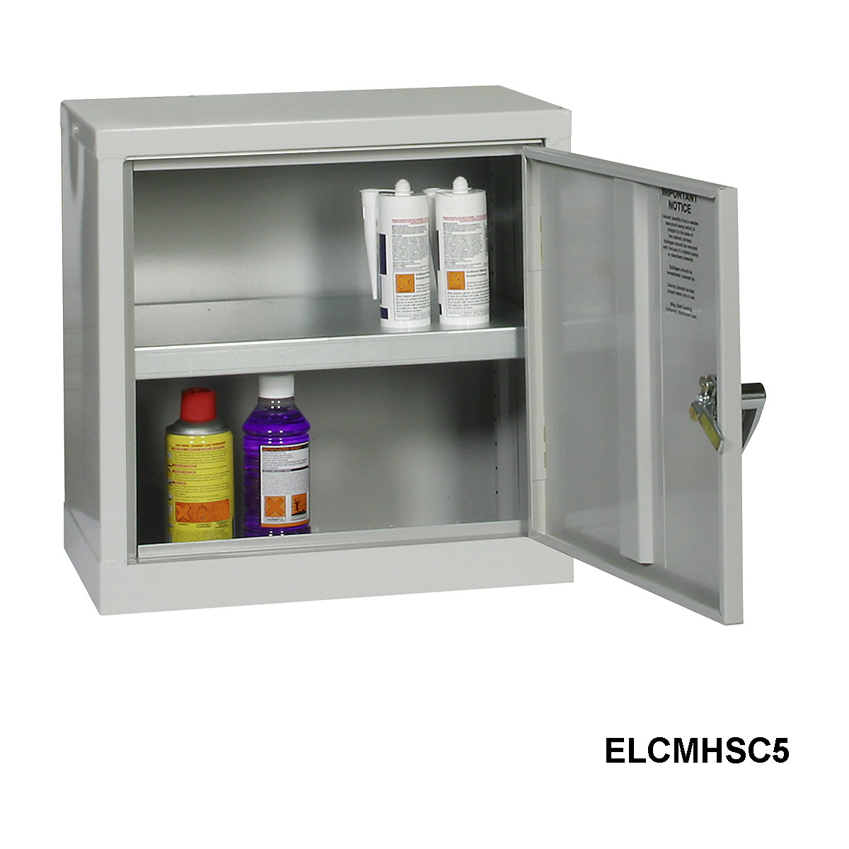 Elite COSHH Mini Hazardous Substance Cabinets (Product illustration 7)-6