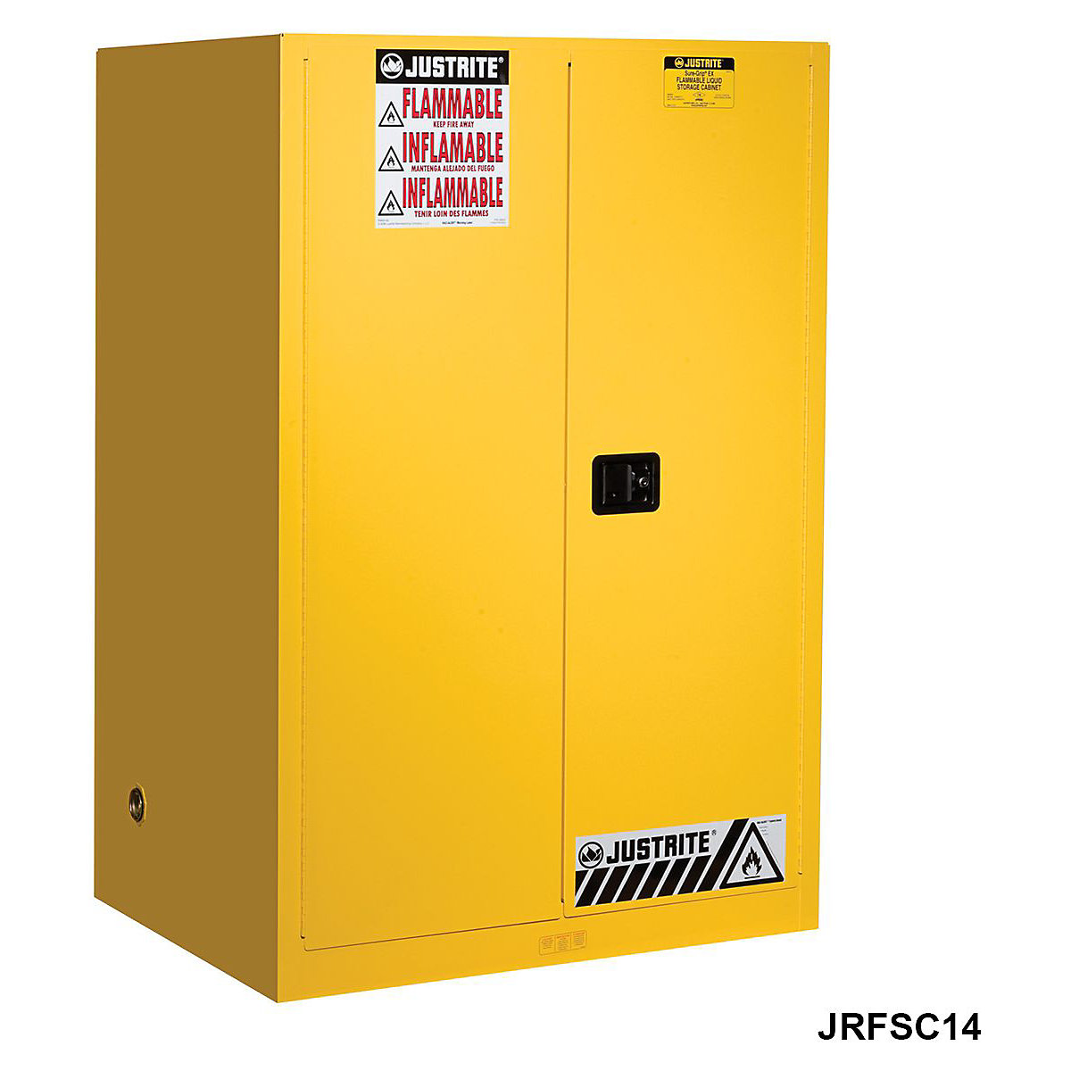 Justrite Flammable Storage Cabinets, Justrite Flammable Storage Cabinets, Justrite Flammable Storage Cabinet | 1651h x 1092w x 864d mm | Self Closing Door-15