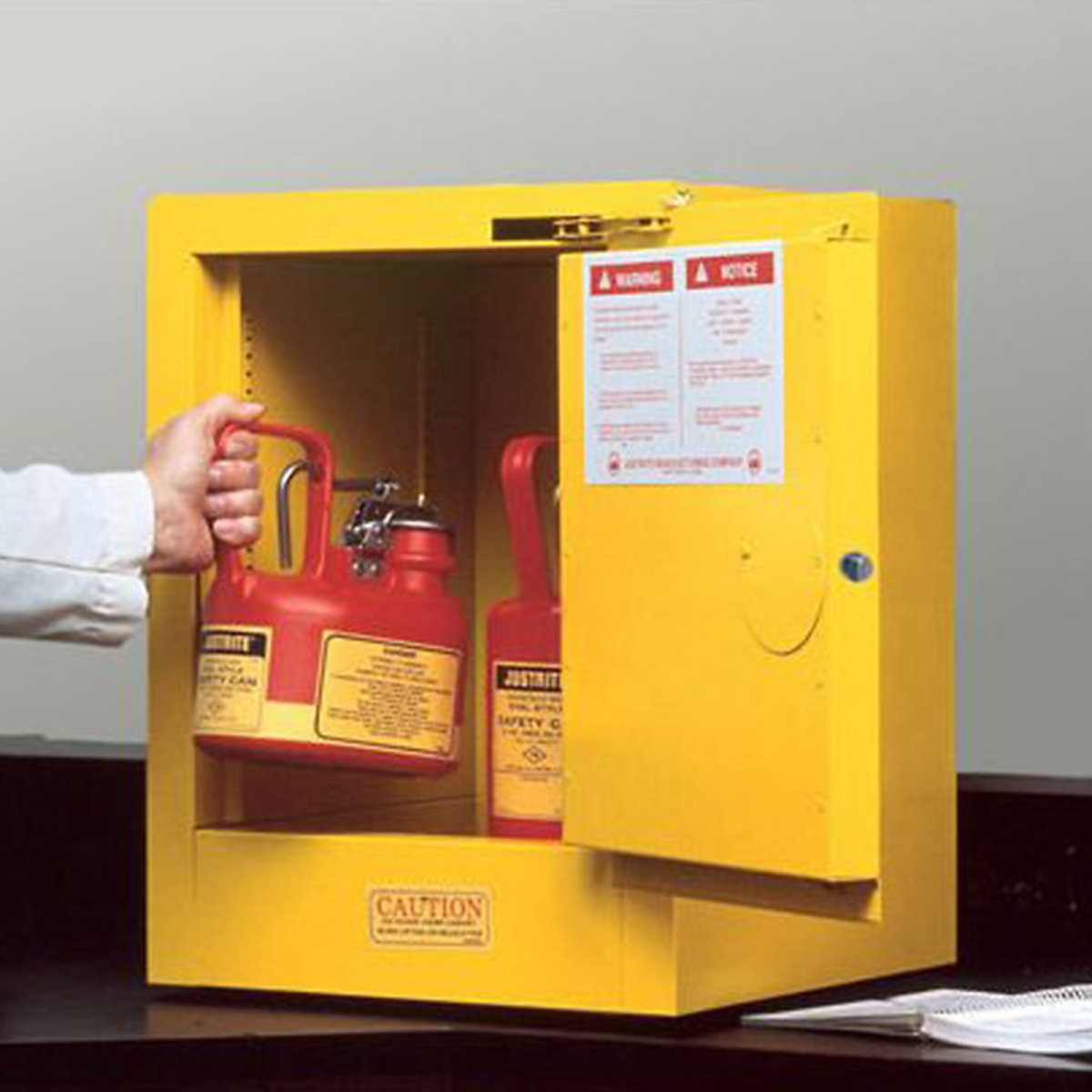 Justrite Sure-Grip EX Countertop Safety Cabinets