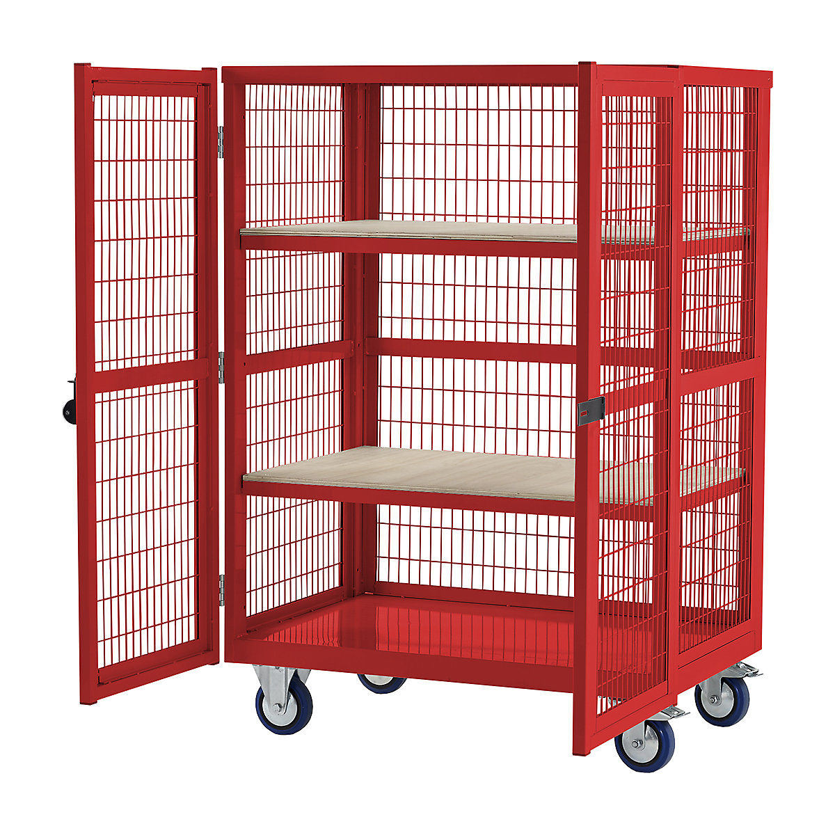 Mobile Mesh Cage Storage Trolleys (Product illustration 4)-3