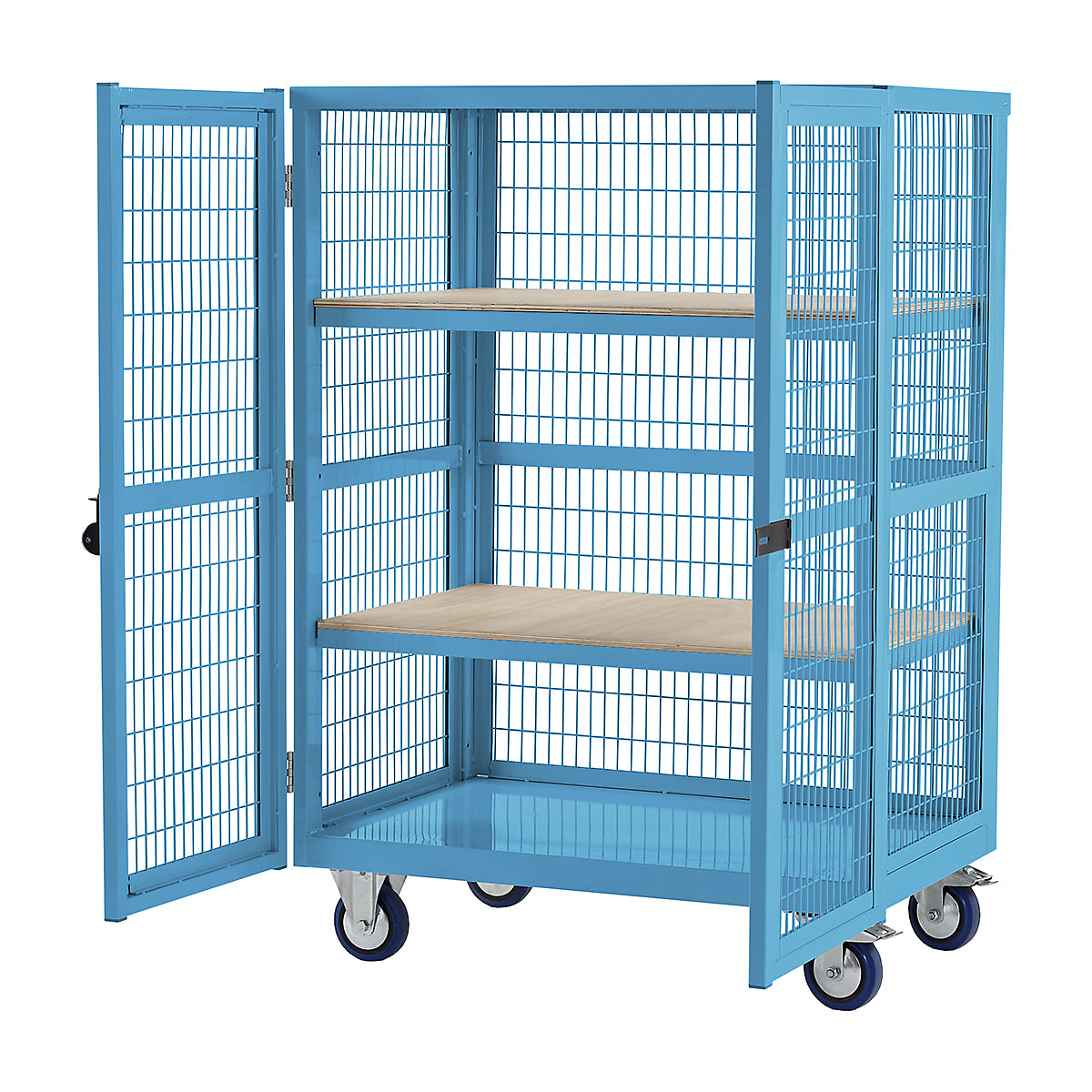Mobile Mesh Cage Storage Trolleys (Product illustration 6)-5