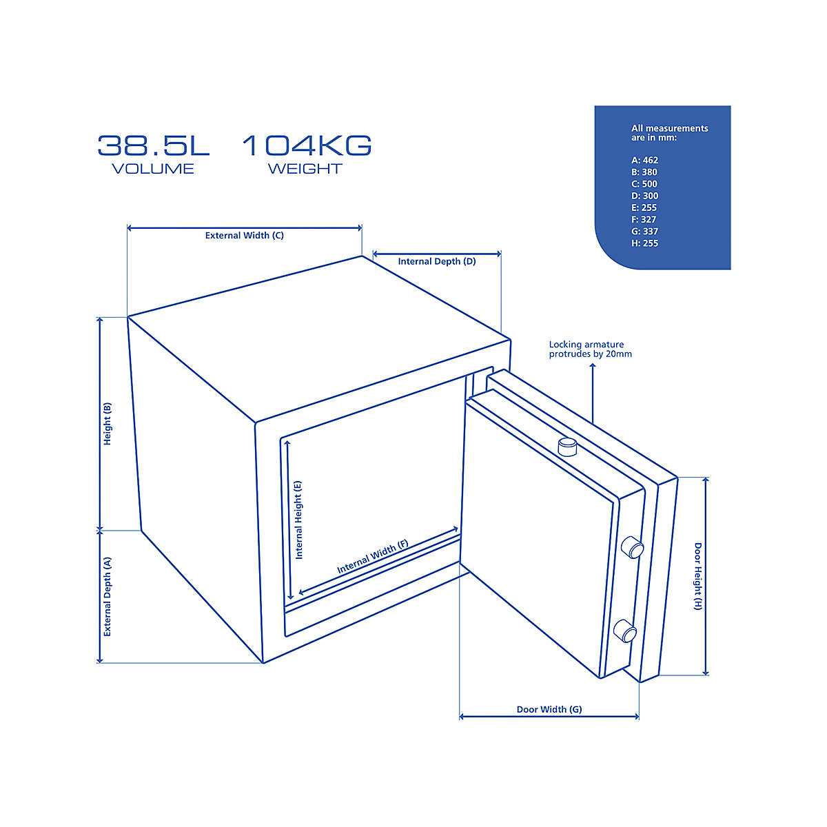 BURG-WACHTER Diplomat Security Safe (Product illustration 13)-12