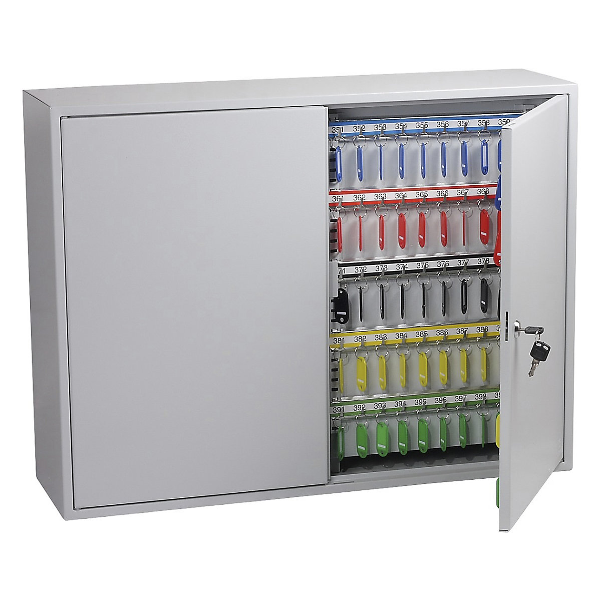 Phoenix Commercial Key Cabinet, Phoenix Commercial Key Cabinet, Phoenix Commercial Key Cabinet | 550h x 730w x 205d mm | KC0607K | Key Lock | 600 Hooks | Door to Door-12